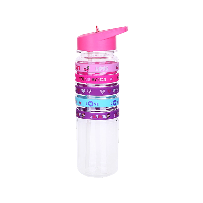 Five Stripe Vibrant Plastic Water Bottle 500ml/700ml