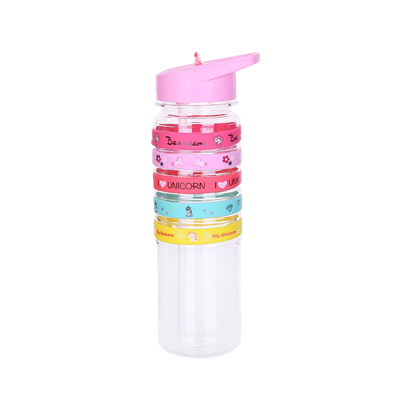 Five Stripe Vibrant Plastic Water Bottle 500ml/700ml