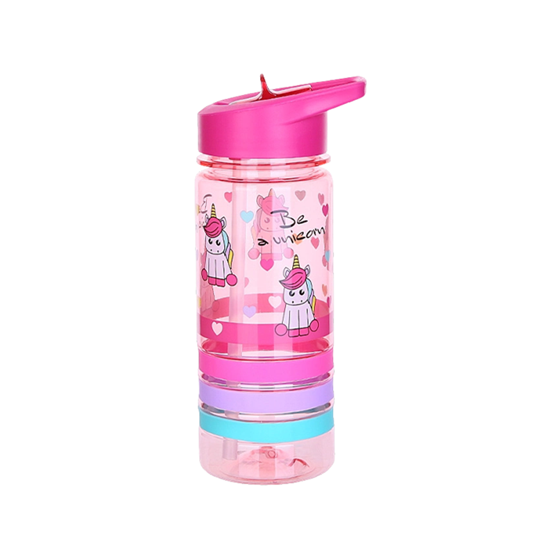 Five Stripe Vibrant Plastic Water Bottle 500ml/700ml