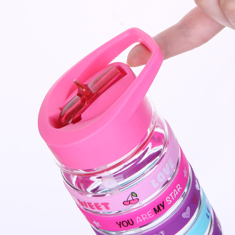 Five Stripe Vibrant Plastic Water Bottle 500ml/700ml