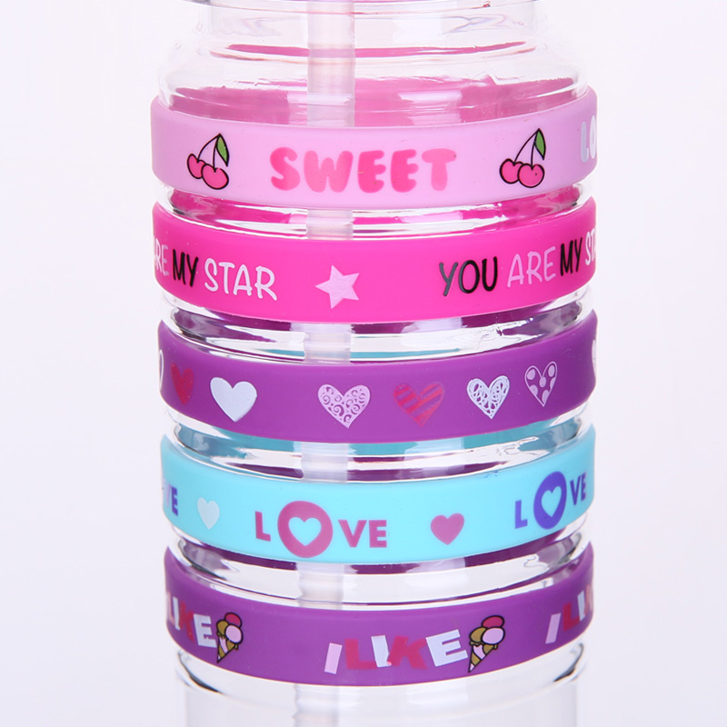 Five Stripe Vibrant Plastic Water Bottle 500ml/700ml
