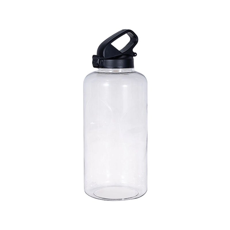 Straight Water Bottle with Portable Handle DF201437