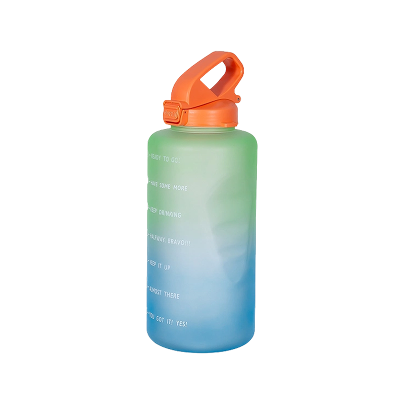 Straight Water Bottle with Portable Handle DF201437