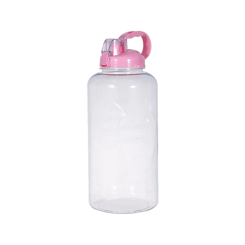 Straight Water Bottle with Portable Handle DF201437