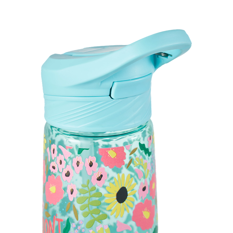 Flip Lid Plastic Water Bottle 800ml