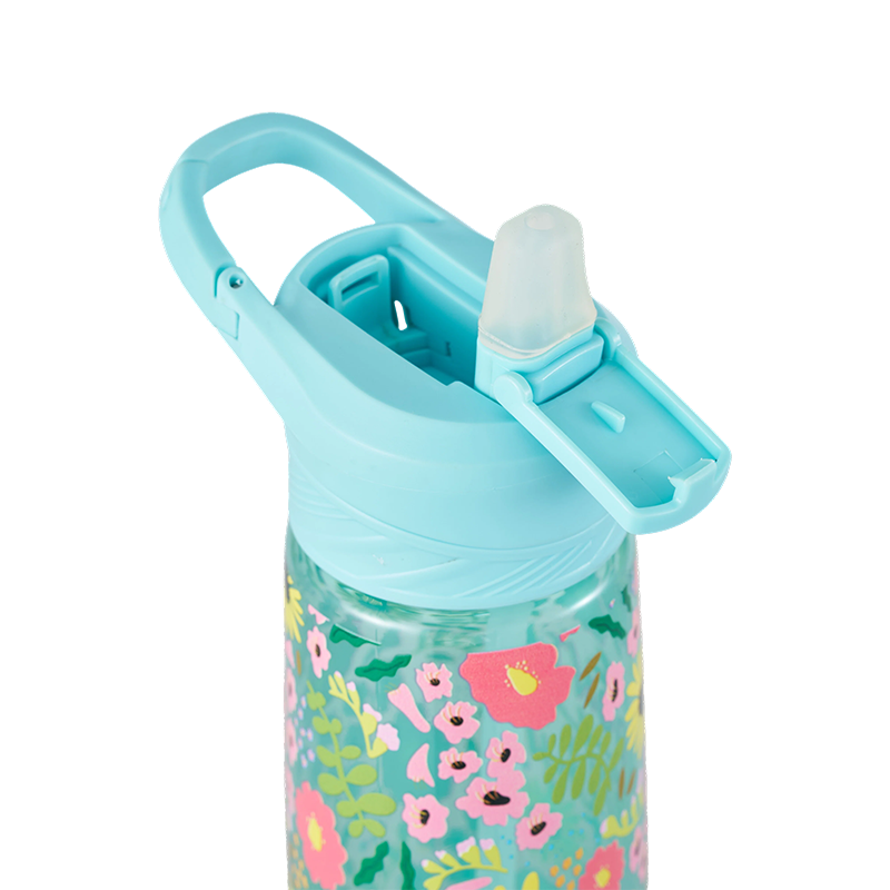 Flip Lid Plastic Water Bottle 800ml