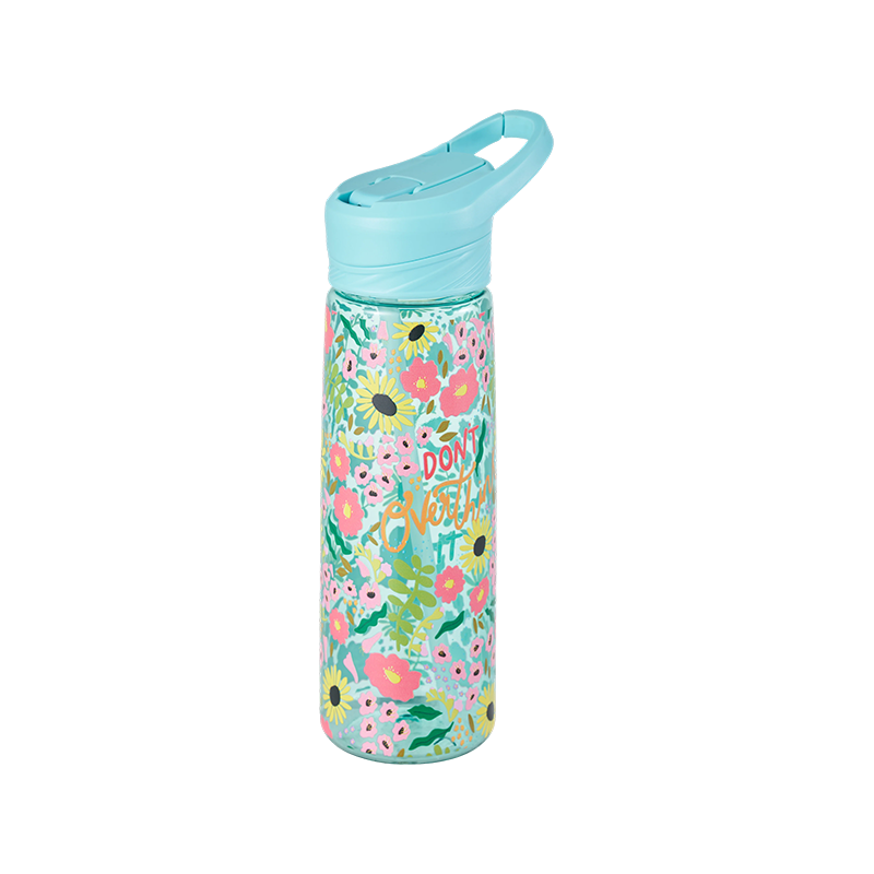 Flip Lid Plastic Water Bottle 800ml