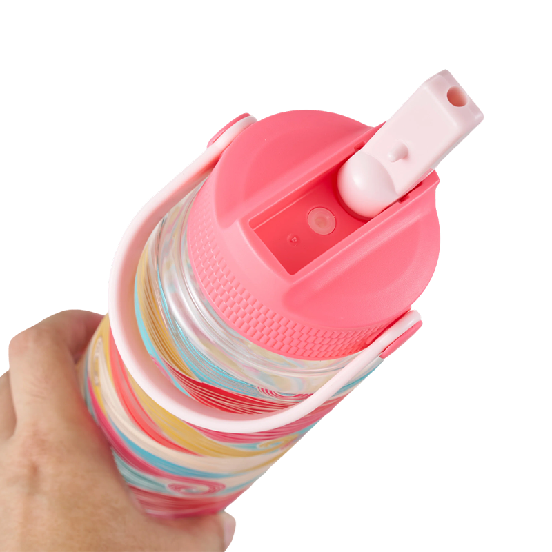 Handle Lid Plastic Water Bottle 500ml/800ml