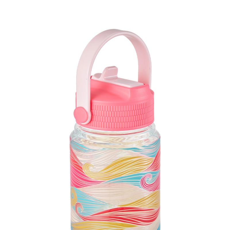 Handle Lid Plastic Water Bottle 500ml/800ml