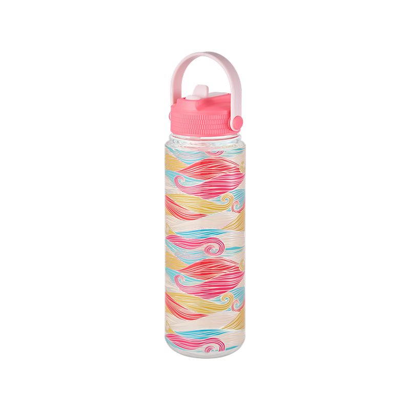 Handle Lid Plastic Water Bottle 500ml/800ml