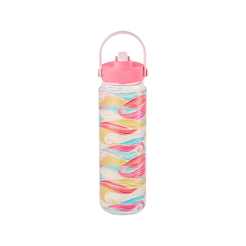 Handle Lid Plastic Water Bottle 500ml/800ml