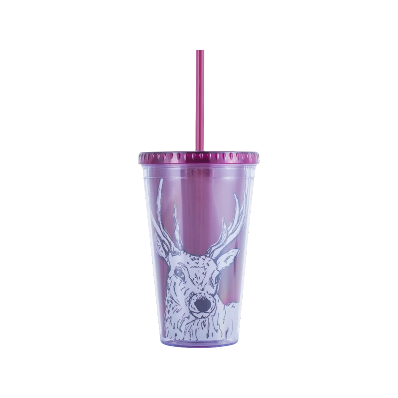Wide Mouth Straw Tumbler 9088C-16oz