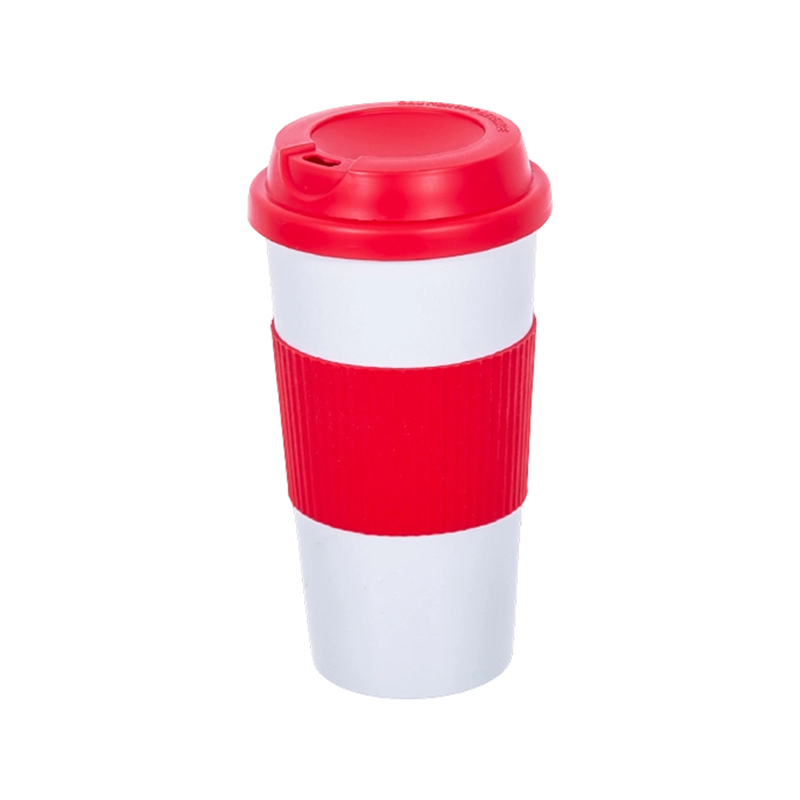 Cylindrical Wide Mouth Coffee Tumbler DF9061
