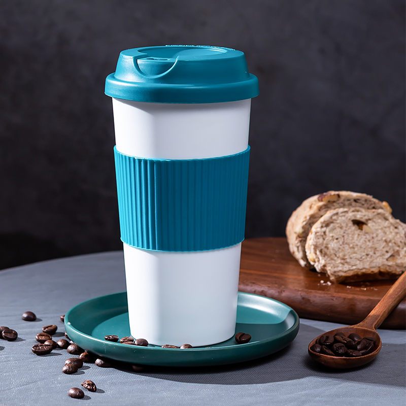 Cylindrical Wide Mouth Coffee Tumbler DF9061