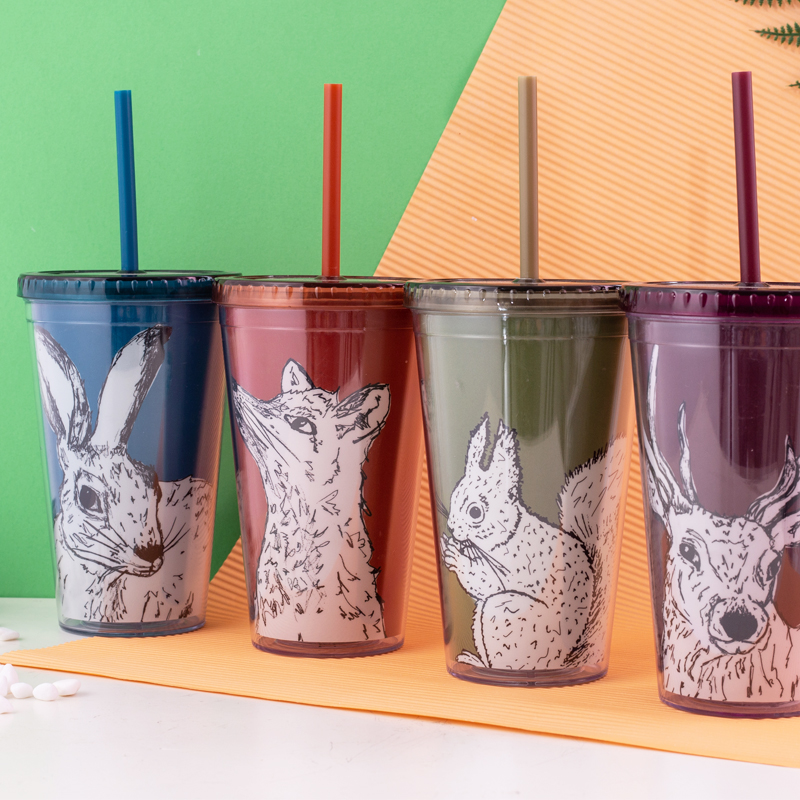 Wide Mouth Straw Tumbler 9088C-16oz