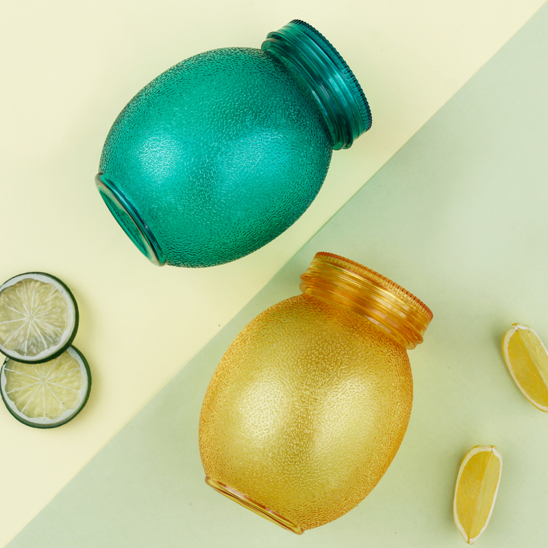 Lemon Shape Wide Mouth Bottle 1873L-700ml