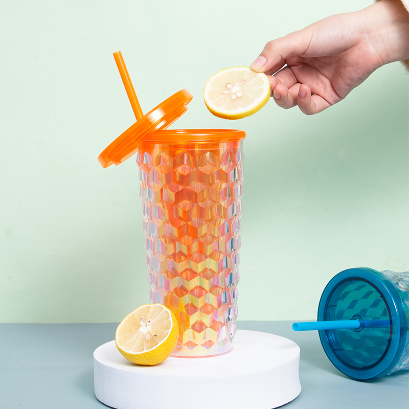Diamond Patterned Texture Tumbler DF9098Z