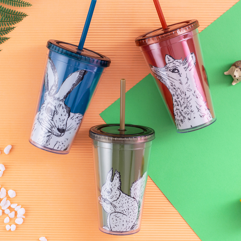 Wide Mouth Straw Tumbler 9088C-16oz
