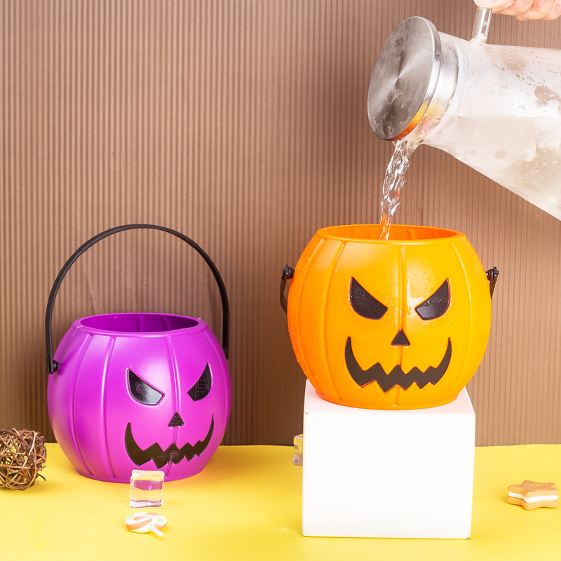 Halloween-themed Candy Buckets