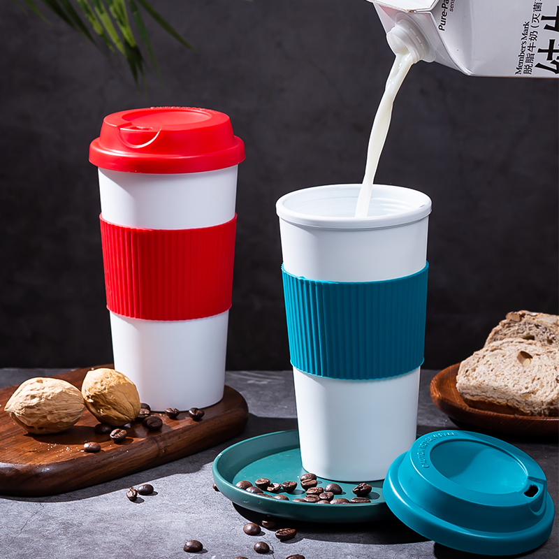 Cylindrical Wide Mouth Coffee Tumbler DF9061