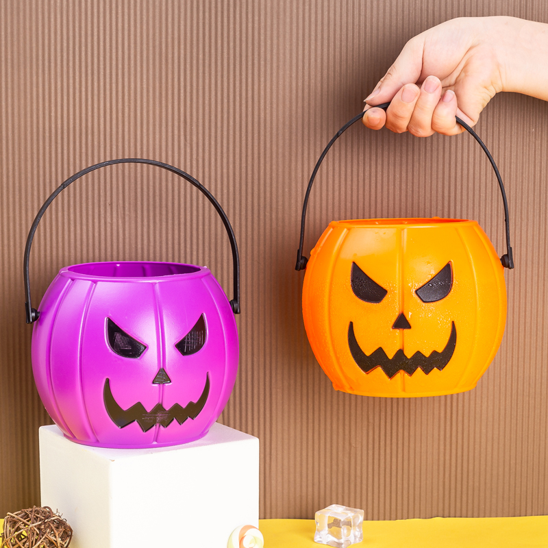 Halloween-themed Candy Buckets