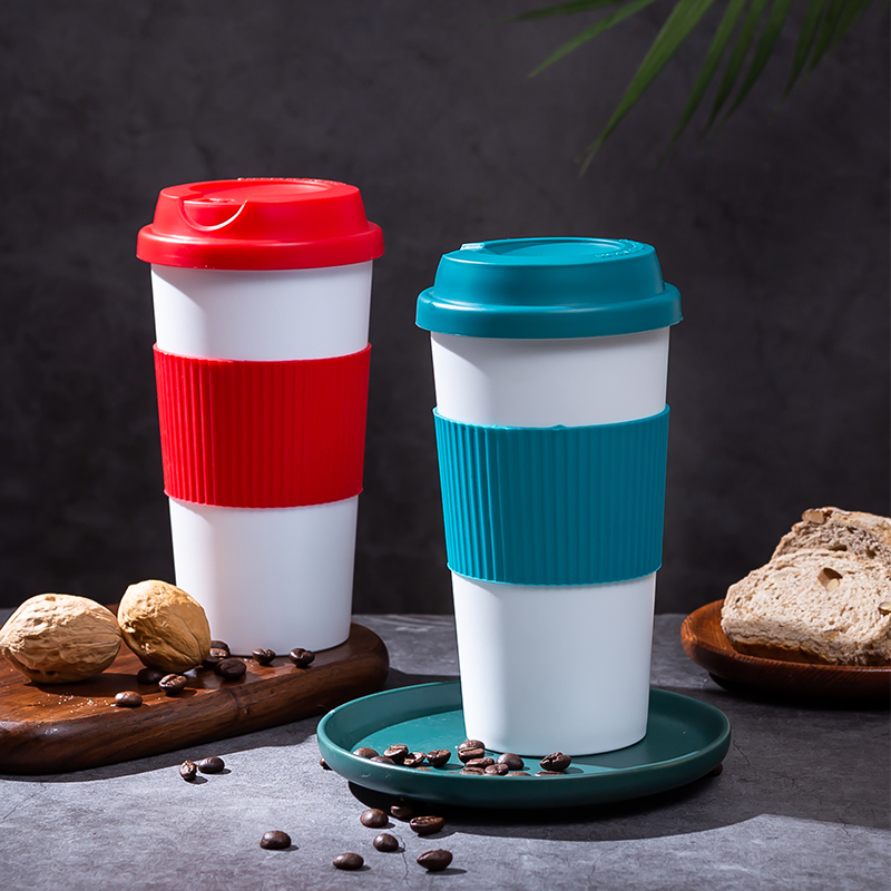 Cylindrical Wide Mouth Coffee Tumbler DF9061