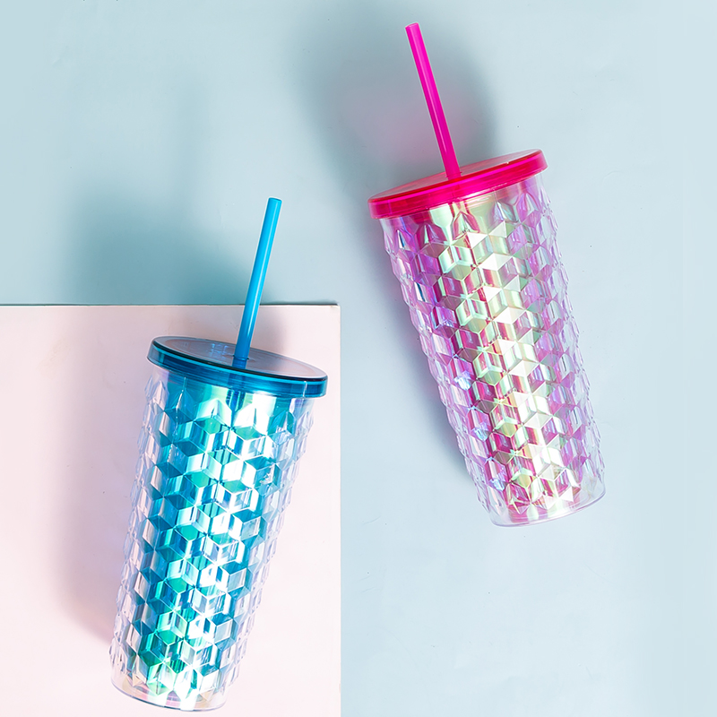Diamond Patterned Texture Tumbler DF9098Z