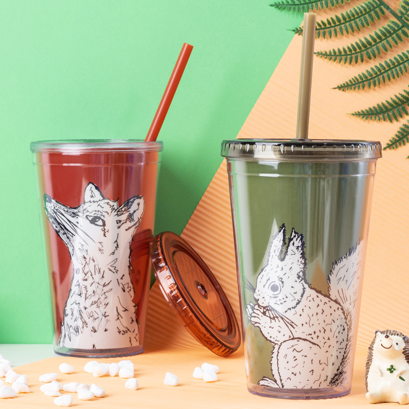 Wide Mouth Straw Tumbler 9088C-16oz
