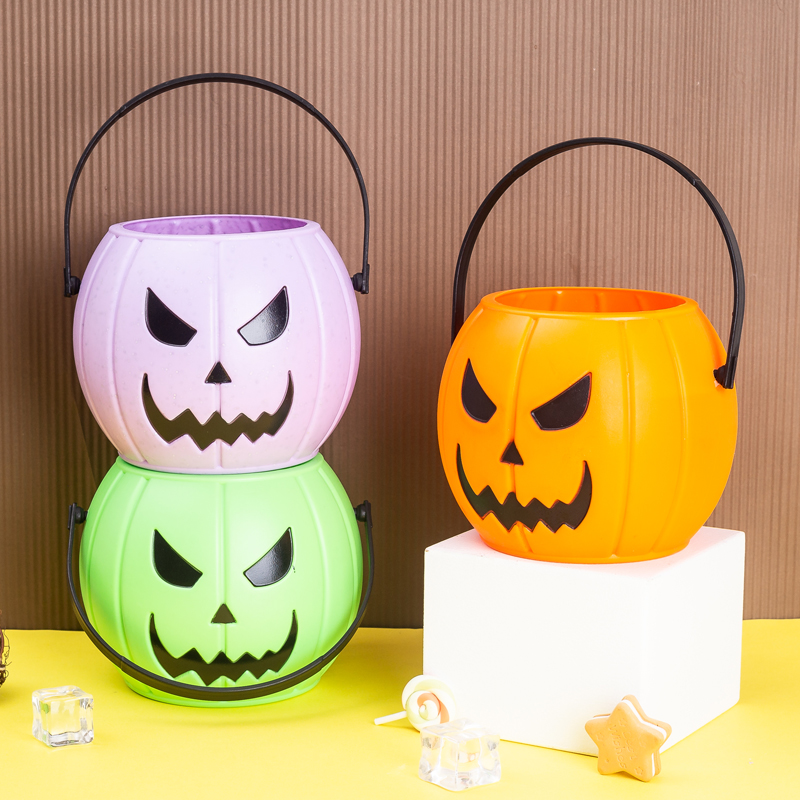 Halloween-themed Candy Buckets