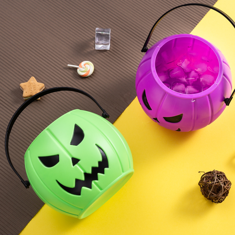 Halloween-themed Candy Buckets