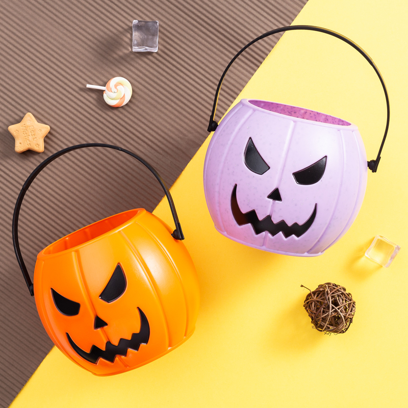 Halloween-themed Candy Buckets