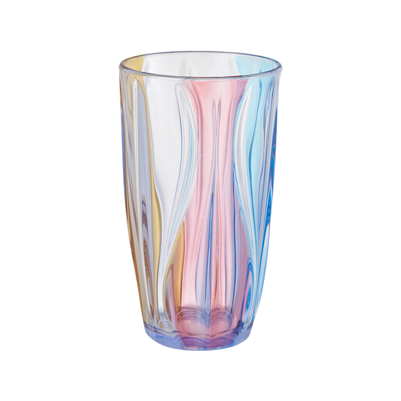 Color Pattern AS Plastic Wide Mouth Tumbler