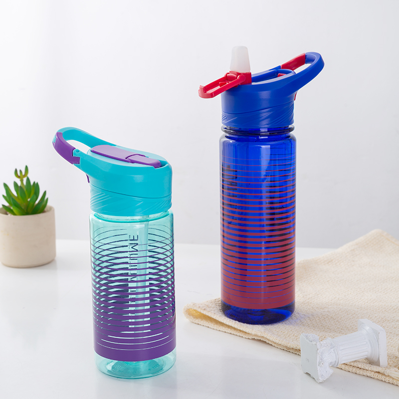 Button Lid Plastic Water Bottle DF3937 550ml/DF3936 750ml