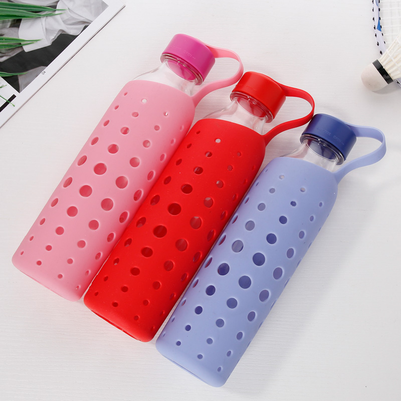 Silicone Sleeve Plastic Water Bottle A1601 24oz