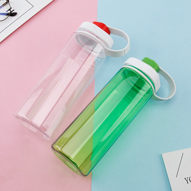 Square Plastic Water Bottle 1802 700ml