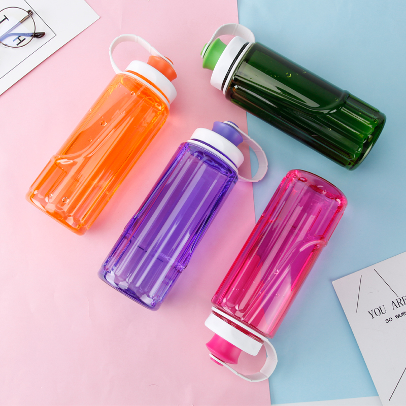 Rippled Round Plastic Water Bottle 1804 700ml