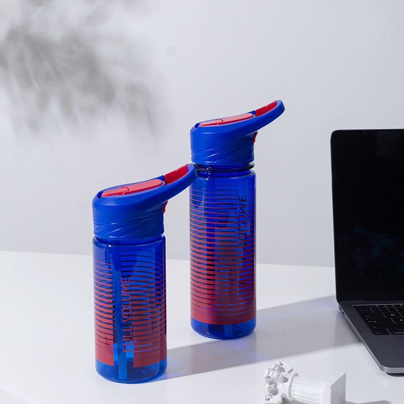 Button Lid Plastic Water Bottle DF3937 550ml/DF3936 750ml