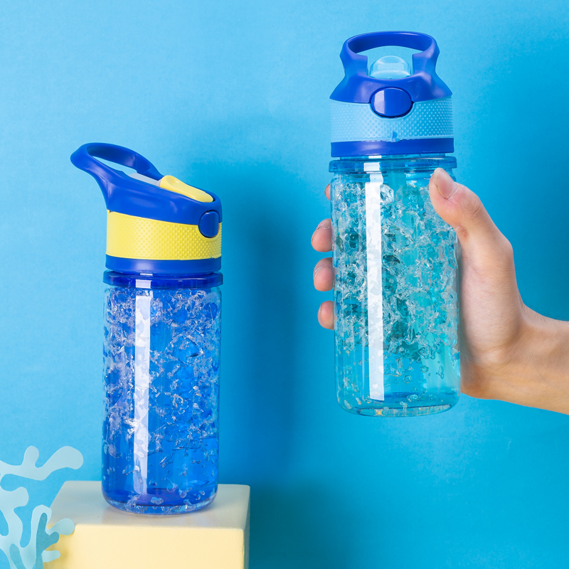 Kids Gel Water Bottle With C-Shaped Lid 1581C 320ml