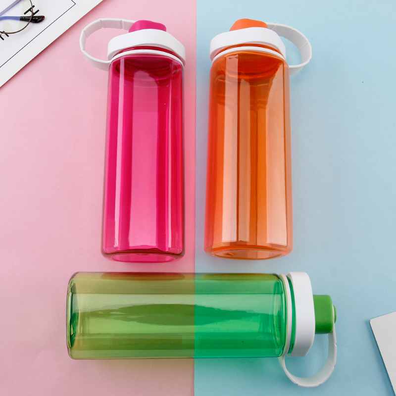 Square Plastic Water Bottle 1802 700ml