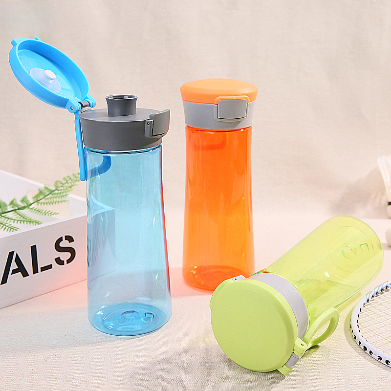 Button Lid Plastic Water Bottle 1689 600ml