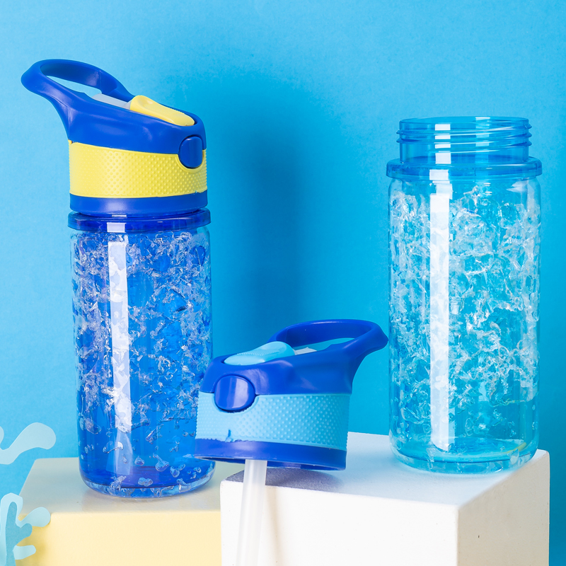 Kids Gel Water Bottle With C-Shaped Lid 1581C 320ml