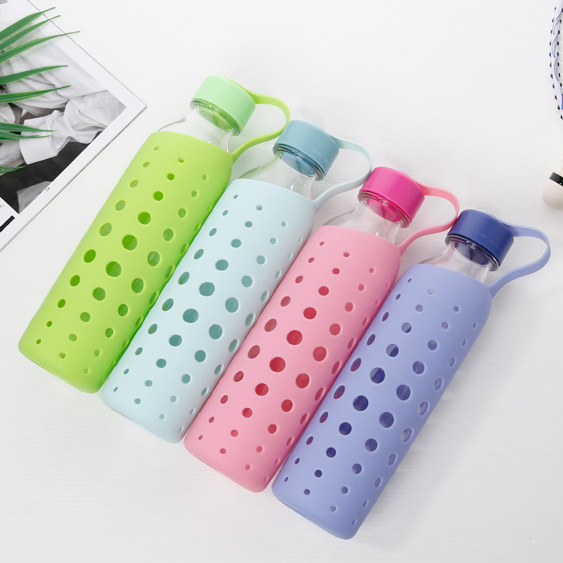 Silicone Sleeve Plastic Water Bottle A1601 24oz