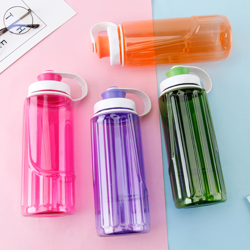 Rippled Round Plastic Water Bottle 1804 700ml