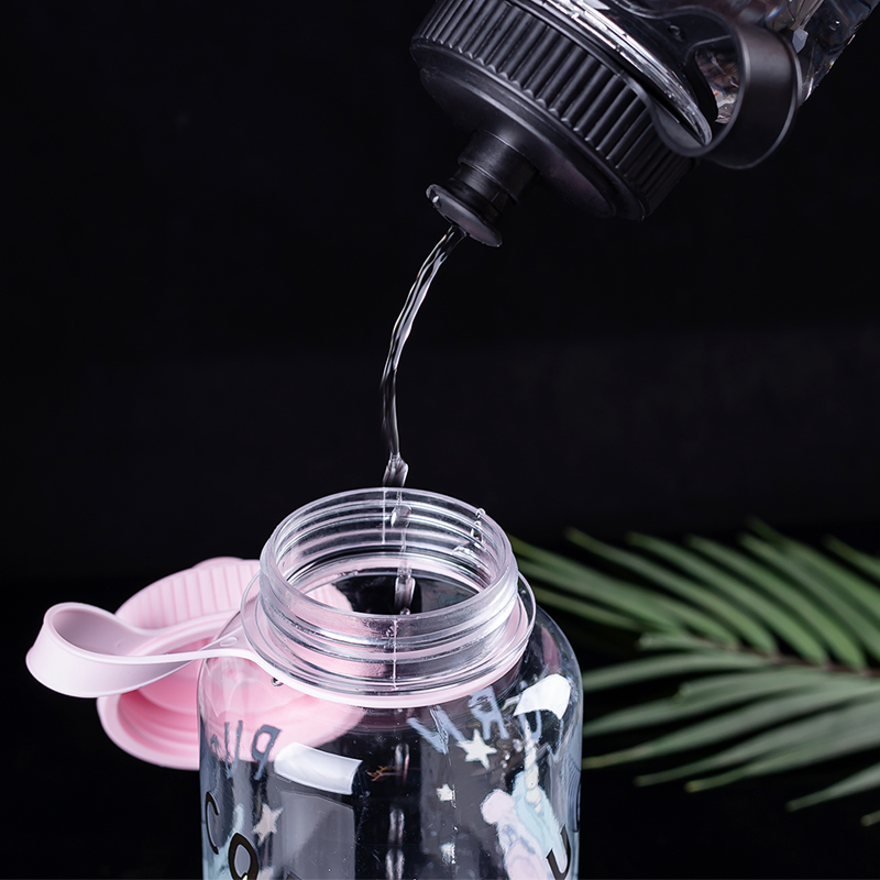 Straight Body Water Bottle With Spout DF1000 1L