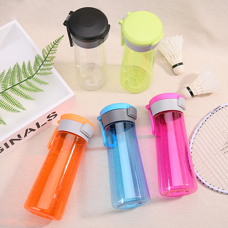 Button Lid Plastic Water Bottle 1689 600ml