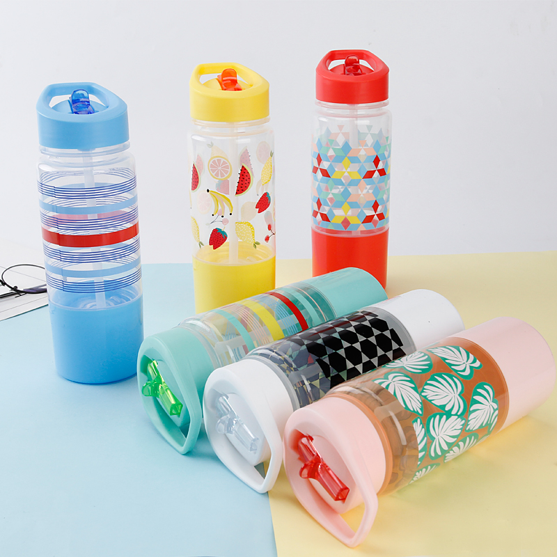 Snack Cup Style Plastic Water Bottle 9688 580ml