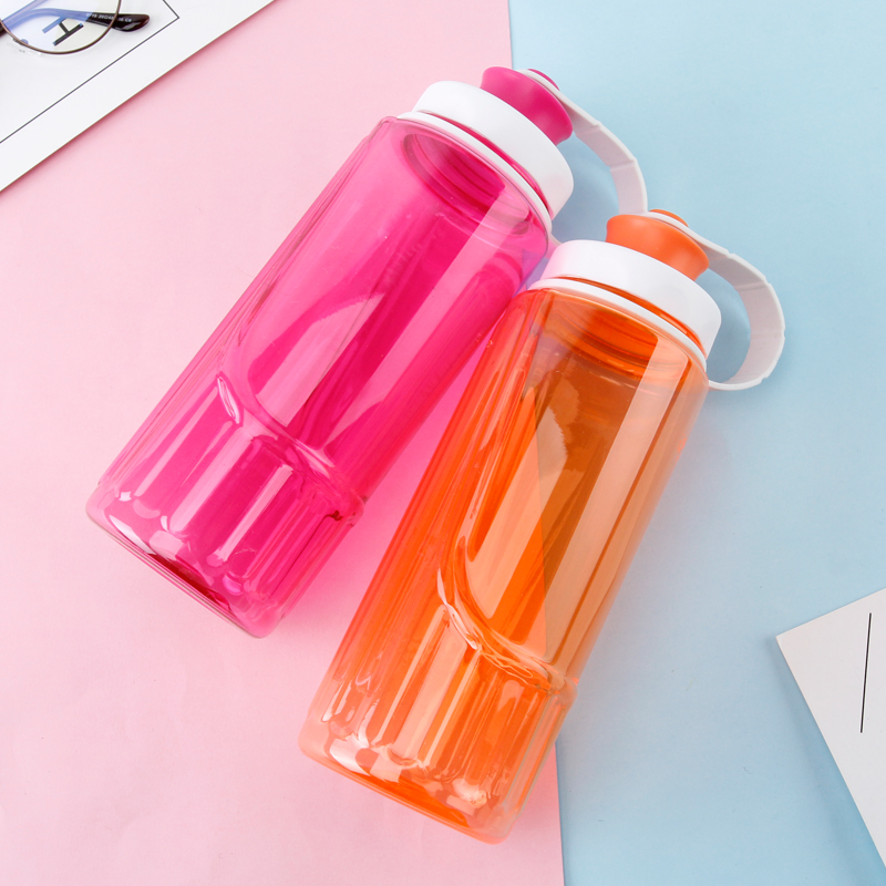 Rippled Round Plastic Water Bottle 1804 700ml