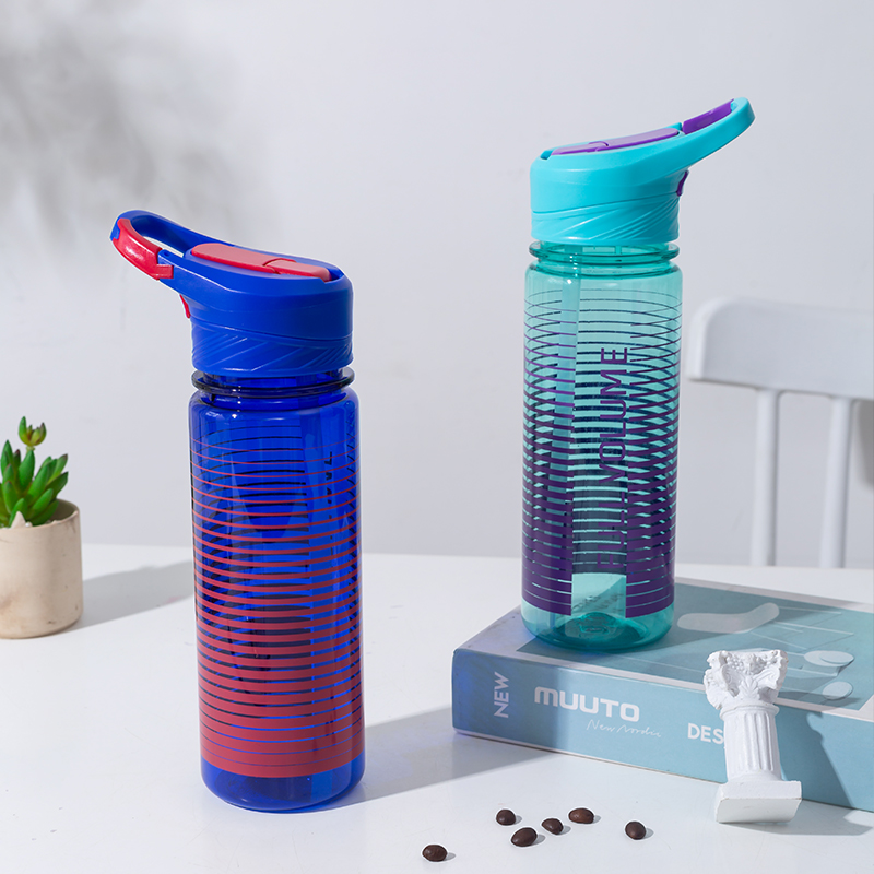Button Lid Plastic Water Bottle DF3937 550ml/DF3936 750ml