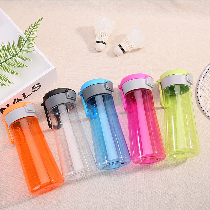 Button Lid Plastic Water Bottle 1689 600ml