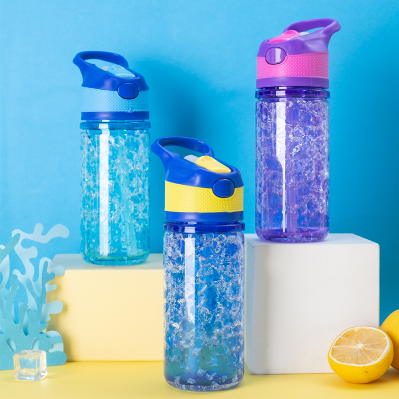 Kids Gel Water Bottle With C-Shaped Lid 1581C 320ml